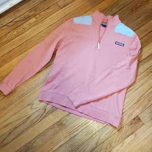 Quarter zip sweatshirt pullover